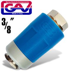 GAV Safety Quick Coupler 3/8 F Two Stage Release Airblock